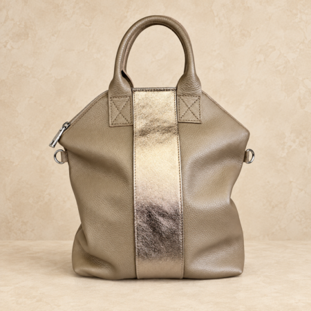 BORSA ZAINO MIDI taupe