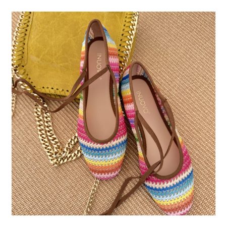 BALLERINE INTRECCIATE RAFFIA